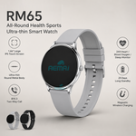 Health tracking smart watch with AEMAI branding - view 3