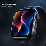Health tracking smart watch with AEMAI branding