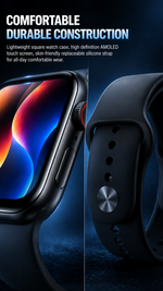 Health tracking smart watch with AEMAI branding - detailed view 2