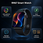 Health tracking smart watch with AEMAI branding - view 4