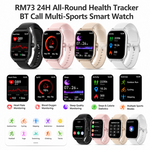 Health tracking smart watch with AEMAI branding