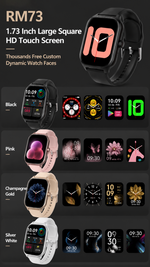 Health tracking smart watch with AEMAI branding - detailed view 2