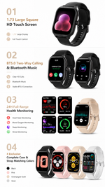 Health tracking smart watch with AEMAI branding - detailed view 4