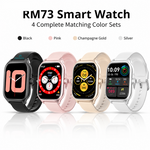 Health tracking smart watch with AEMAI branding - view 4