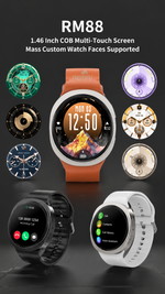 Health tracking smart watch with AEMAI branding - detailed view 2