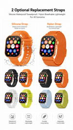 Health tracking smart watch with AEMAI branding - detailed view 2