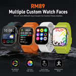 Health tracking smart watch with AEMAI branding - view 2