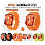 Health tracking smart watch with AEMAI branding - view 3