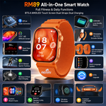 Health tracking smart watch with AEMAI branding - view 6