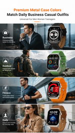 Health tracking smart watch with AEMAI branding - detailed view 1