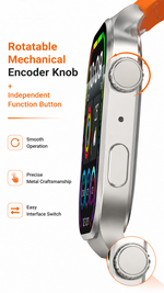 Health tracking smart watch with AEMAI branding - detailed view 2