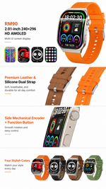 Health tracking smart watch with AEMAI branding - detailed view 4