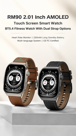 Health tracking smart watch with AEMAI branding - detailed view 5