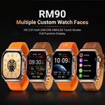 Health tracking smart watch with AEMAI branding - view 2