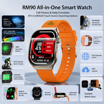 Health tracking smart watch with AEMAI branding - view 3