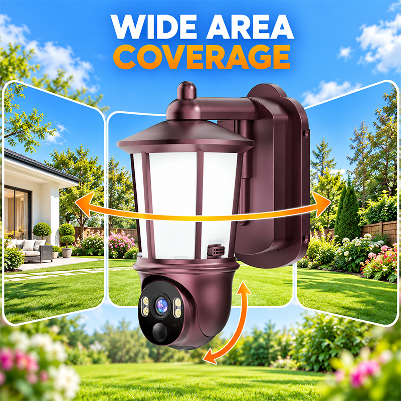 AEMAI S366 Wall-Lamp Security Camera - view 1