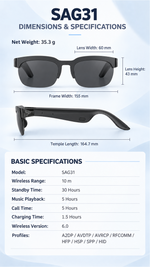 AEMAI SAG31 Smart Audio Glasses - view 12