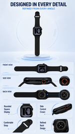 AEMAI T100 t100 smart watch with 4 straps & earbuds set - view 11