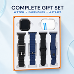 AEMAI T100 t100 smart watch with 4 straps & earbuds set - view 3