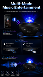AEMAI TJ56 Bluetooth starry sky projector light romantic bedroom atmosphere - detailed view 2