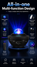 AEMAI TJ56 Bluetooth starry sky projector light romantic bedroom atmosphere - detailed view 4