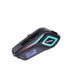 AEMAI TW109 motorcycle helmet intercom with FM radio LCD display and cyan light - view 5