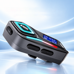 AEMAI TW109 motorcycle helmet intercom with FM radio LCD display and cyan light - view 6