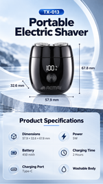 AEMAI TX-013 Rotary Electric Shaver - view 12