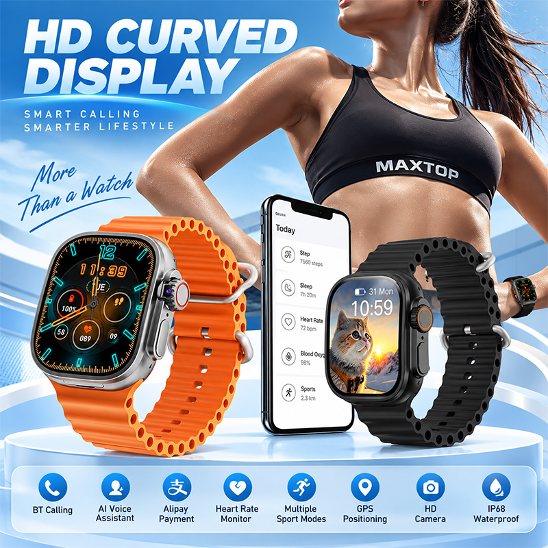 AEMAI ULTRA4 ultra4 smart watch with rotating camera - view 1