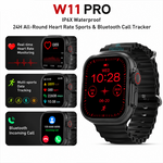 Health tracking smart watch with AEMAI branding