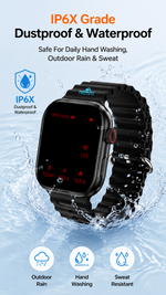 Health tracking smart watch with AEMAI branding - detailed view 2