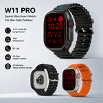 Health tracking smart watch with AEMAI branding - view 3
