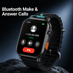 Health tracking smart watch with AEMAI branding - view 3