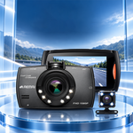 AEMAI XC5 dual-lens dash cam Full HD 1080P with six infrared LEDs and flip screen - view 4