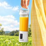 AEMAI XJ105 white portable USB blender bottle with carry handle for fresh juice - view 4