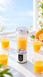 AEMAI XJ106 portable blender with digital display and four blending modes - detailed view 3