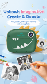 AEMAI XJD32 kids digital camera dinosaur design auto focus for children - detailed view 4