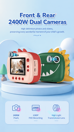 AEMAI XJD32 kids digital camera dinosaur design auto focus for children - detailed view 5