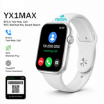 Health tracking smart watch with AEMAI branding