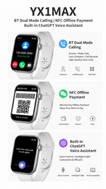Health tracking smart watch with AEMAI branding - detailed view 2