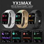 Health tracking smart watch with AEMAI branding - view 2