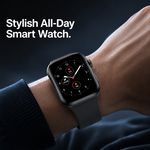 Health tracking smart watch with AEMAI branding - view 2