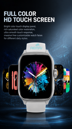 AEMAI YX9 smart watch full HD color touch display silver case fitness - detailed view 3