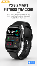 AEMAI YX9 smart watch full HD color touch display silver case fitness - detailed view 7