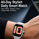 AEMAI YX9 smart watch full HD color touch display silver case fitness - view 2