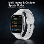 AEMAI YX9 smart watch full HD color touch display silver case fitness - view 3