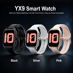 AEMAI YX9 smart watch full HD color touch display silver case fitness - view 6