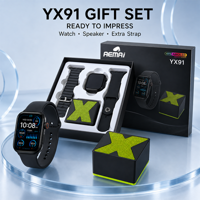 AEMAI YX91 Smart Watch Set Bundle - Large Screen, Bluetooth Ca...