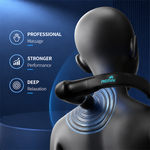 AEMAI ZP10 bendable long handle massage gun 4 massage heads deep tissue - view 2