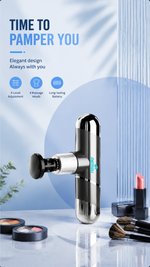 Mini deep tissue massage gun with AEMAI branding - detailed view 6